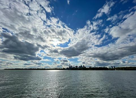 Amazing clouds over Toronto.